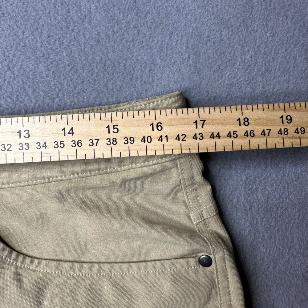 Lululemon Commission Slim Fit Pants Mens 32 Khaki Tan Tech Chino 32x30 - Picture 3 of 13
